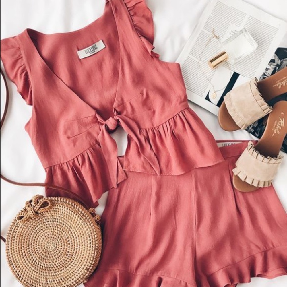Lucy Love tie top